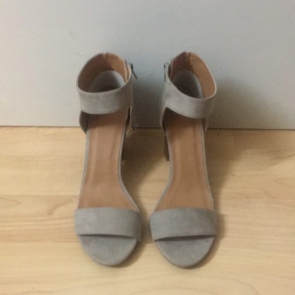 Shoes - Strap Sandals with Fringe